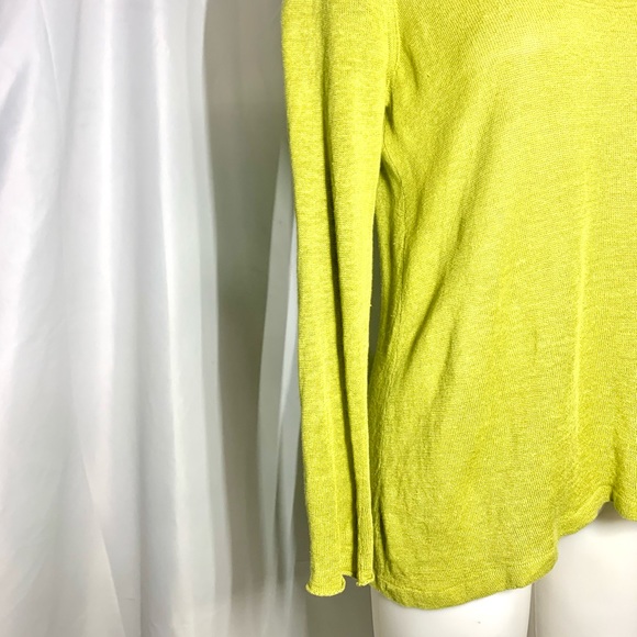 Eileen Fisher Organic Linen Oversized Top NWOT Blouse XS Sweater - Picture 5 of 8
